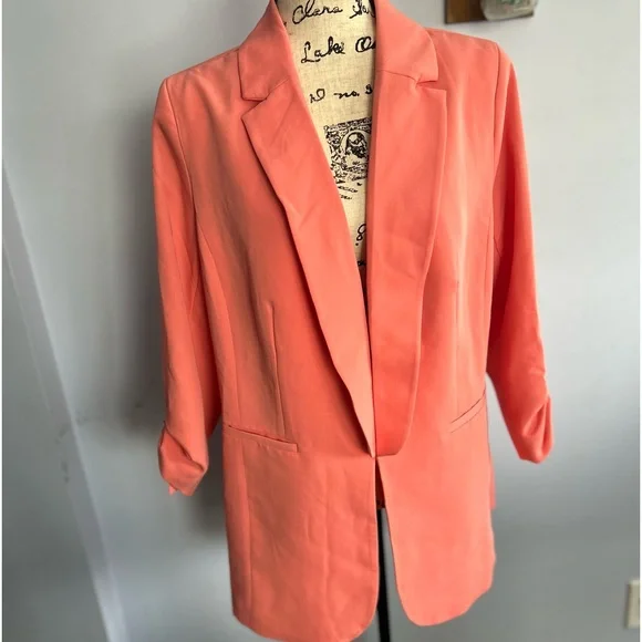 Eloquii Coral Blazer - Picture 2 of 16